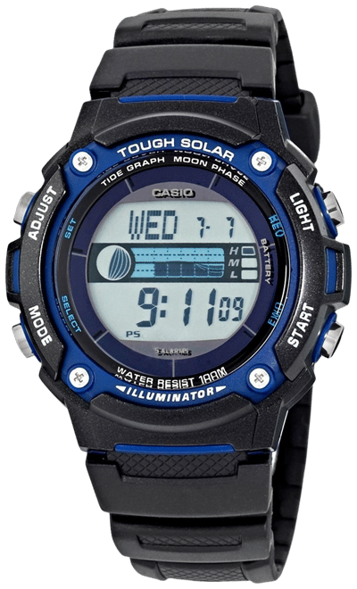 Casio Men s Tough Solar Illuminator Tidal Moon Graph Digital