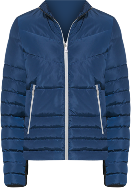 Men's Mixed Quilted Puffer Jacket