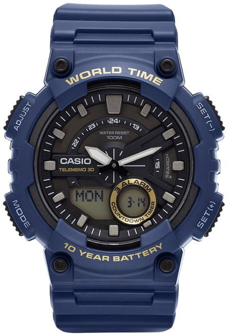 Casio telememo discount 30 military time