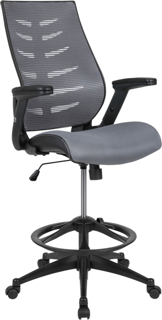 Flash furniture discount ergonomic drafting chair