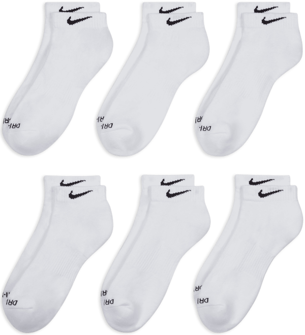 Nike Everyday Plus Cushioned Training Low Socks (6 Pairs)