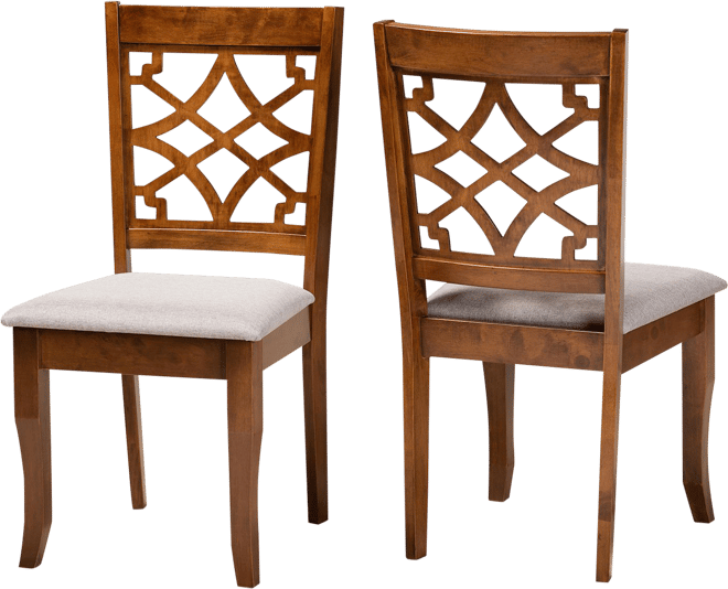 Baxton Studio Mael Dining Chair 2 piece Set