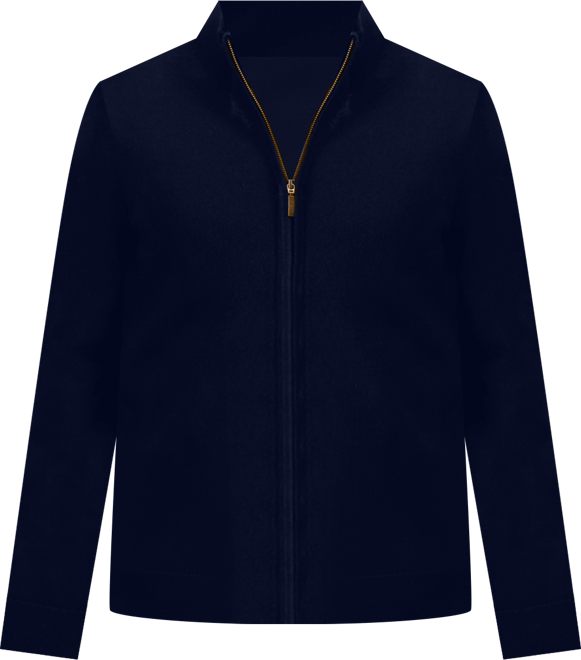 Men's Merino Zip-Front Sweater, Created for Macy's