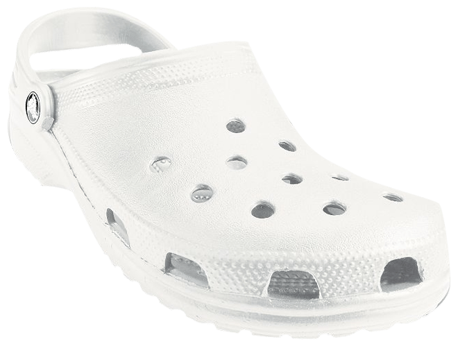 White 2024 crocs adult