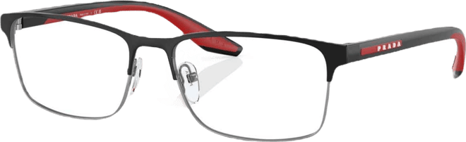 Men's Rectangle Eyeglasses, Ps 50PV55-o