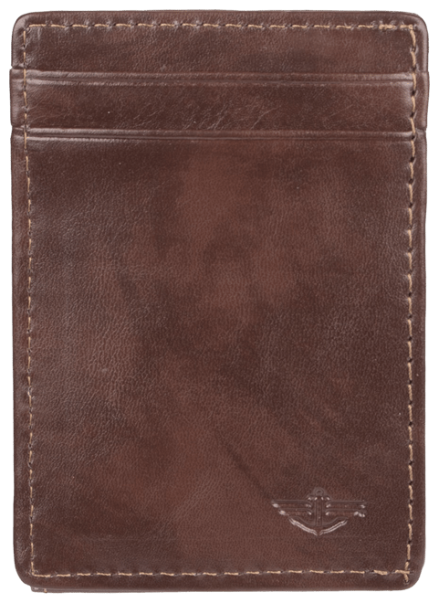 Men's Dockers RFID Front Pocket Wallet - Brown - Size