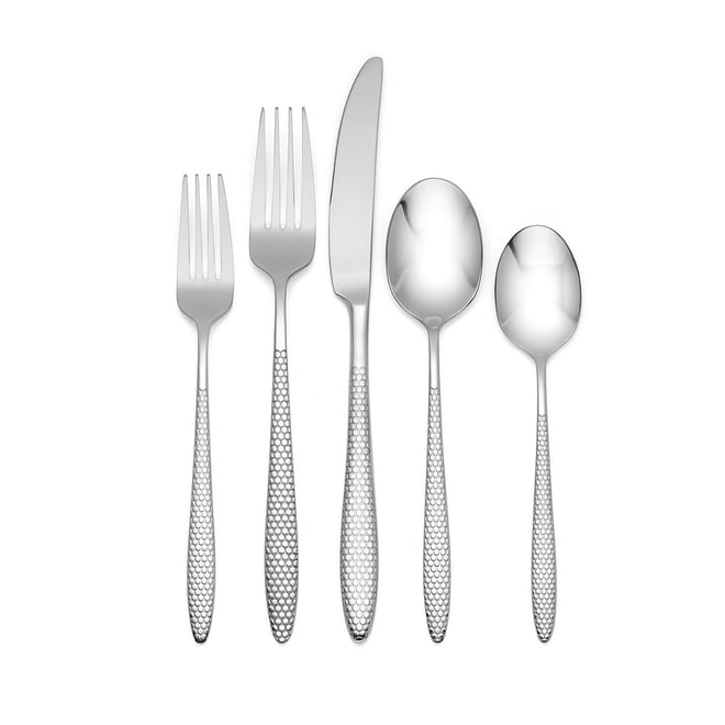 Oneida Allay Champagne 20 Piece Everyday Flatware Set