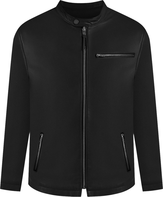 Frye cafe on sale racer leather jacket