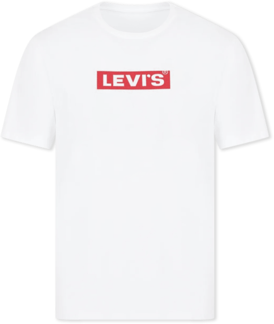 Men's Relaxed Fit Box Tab Logo Crewneck T-shirt