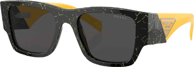 Symbole Rectangular Men's Sunglasses, Pr 10ZSF