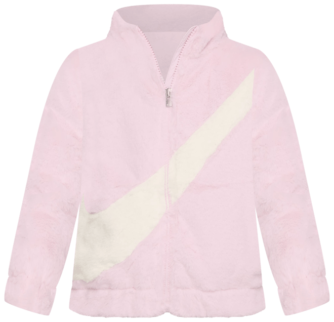 Nike Toddler Swoosh Faux Fur Jacket