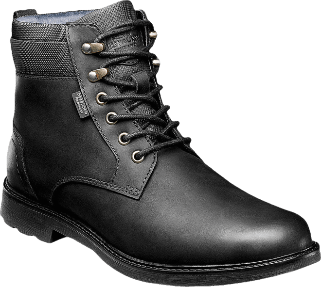 Nunn Bush Mens 1912 Flat Heel Lace Up Boots, Color: Black - JCPenney