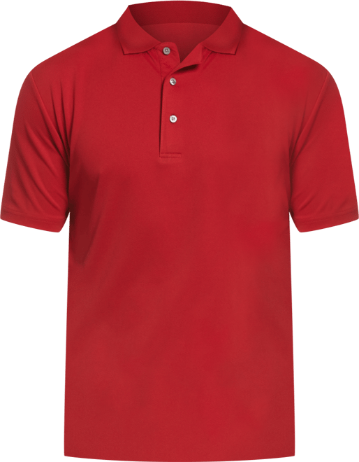 Men's Big & Tall AirFlux Solid Mesh Golf Polo