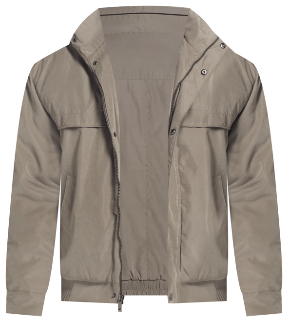 Men's Microfiber Poly Filled Bomber Jacket