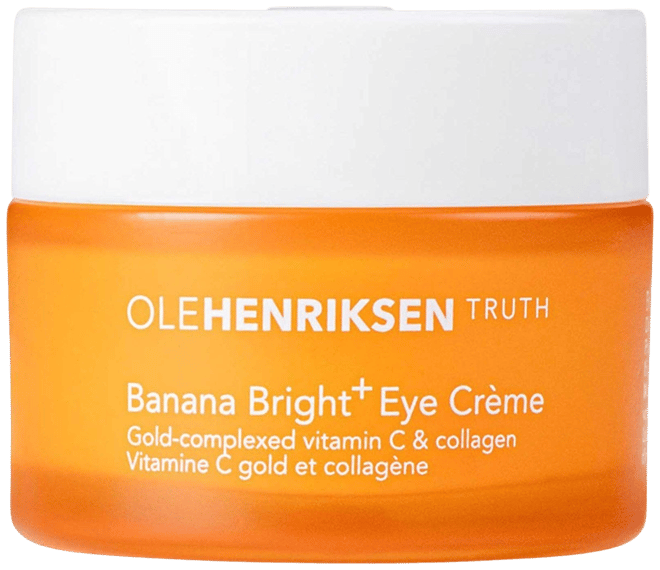 Olehenriksen just upgraded their Banana Bright+ Eye Crème formula, an, banana bright eye cream