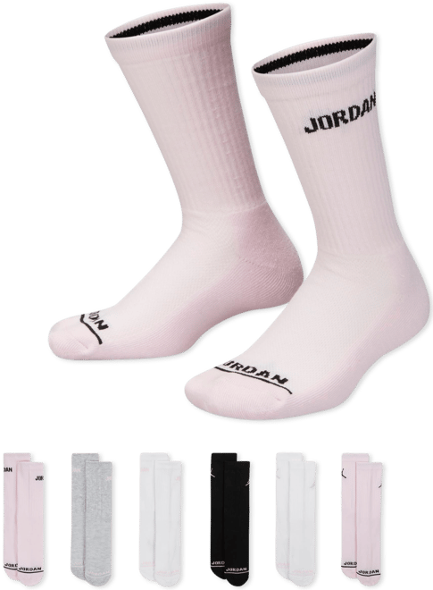 Jordan Big Kids' Legend Crew Socks (6 Pairs)