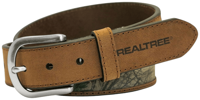 Camouflage Belt in Genuine Leather