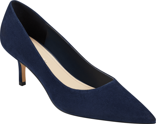 Marc fisher blue suede 2024 pumps