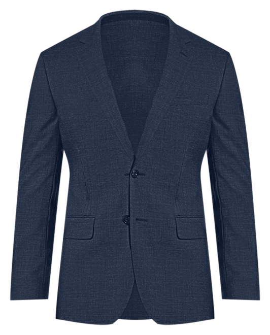J.M. Haggar Premium Stretch Blue Shadow Check Suit Jacket NWT NEW 44  Regular