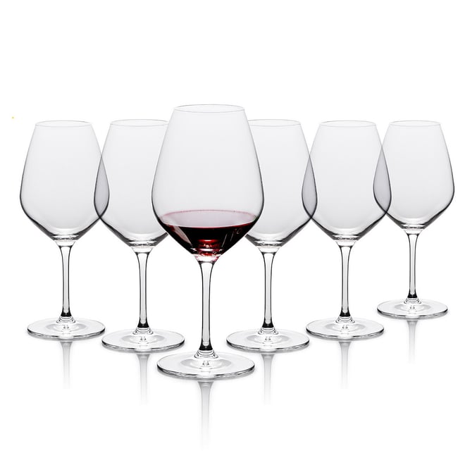 20 Ounce  Basics Clear Crystal Red Wine Balloon Wine Glass