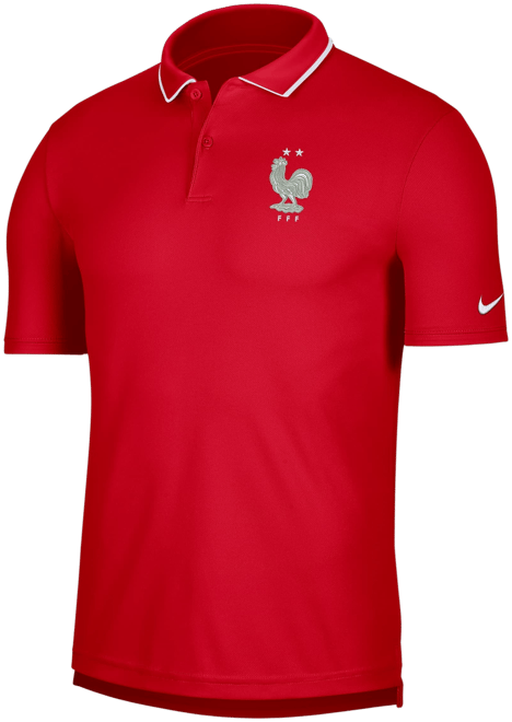FFF Polo de fútbol universitario Nike Dri-FIT para hombre