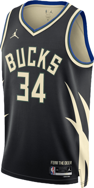 Jordan Adult Milwaukee Bucks Giannis Antetokounmpo #34 Swingman