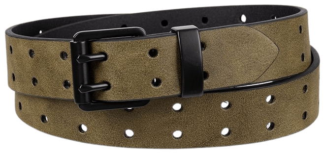 Dickies Men's Double Prong Roller Buckle Belt