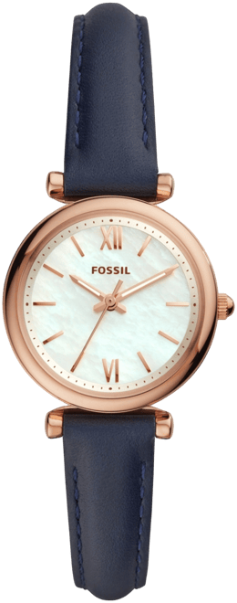 Women's Carlie Mini Leather Strap Watch 28mm