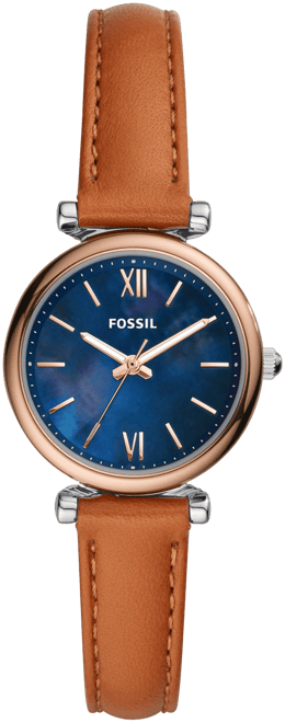 Women's Carlie Mini Leather Strap Watch 28mm