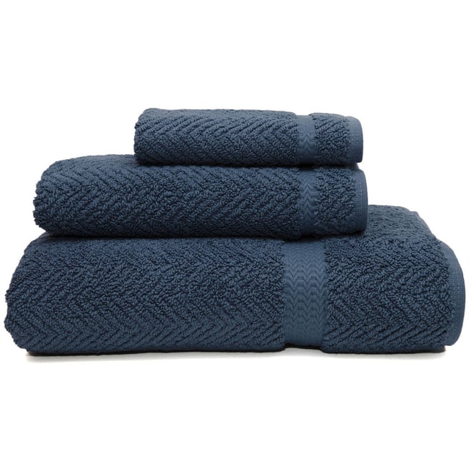 Linum Home Textiles Denzi Bath Towels - Set of 4 - Dark Grey