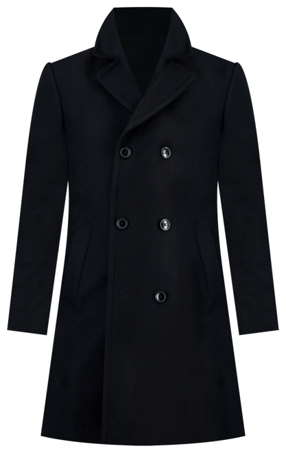 Nautica Men s Classic Fit Double Breasted Wool Overcoat Macy s