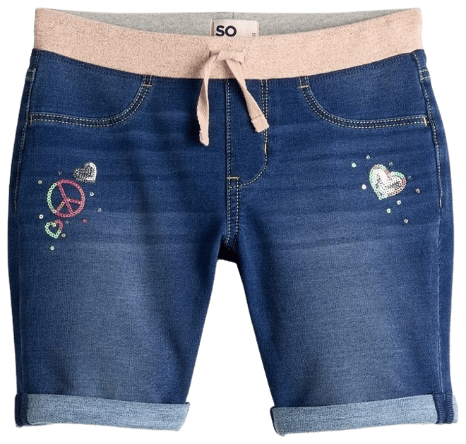 Plus size jegging hot sale bermuda shorts