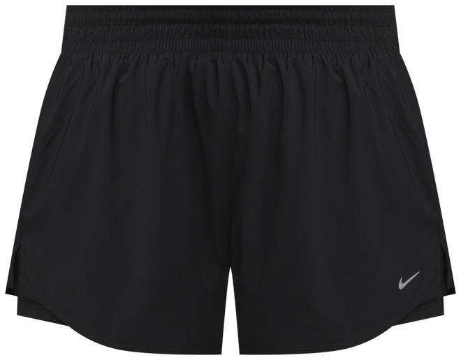 Nike Dri-FIT One Women's High-Waisted 3" 2-in-1 Shorts (Plus Size)