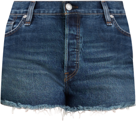 Women's 501 Button Fly Cotton High-Rise Denim Shorts