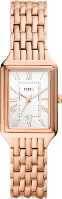 Women's Raquel Three-Hand Date Rose Gold-Tone Stainless Steel Bracelet Watch, 23mm