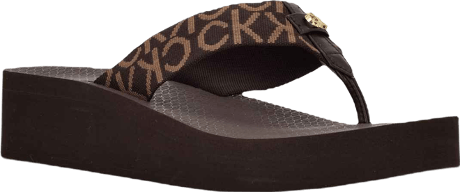 Women's Meena Logo Platform Flip-Flop Sandals