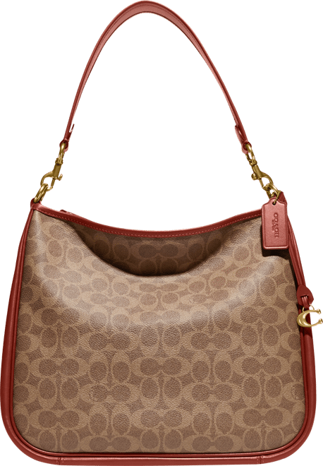 COACH Coated Canvas Signature Cary Shoulder Bag Macy s