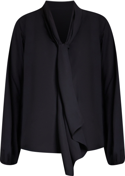 売れ筋商品|||バースリー カットソー トップス レディース Women's Tie Neck Cinched Sleeve Blouse, Created for Macy's Black Bar III Women's Tie Neck Cinched Sleeve Blouse, Created for