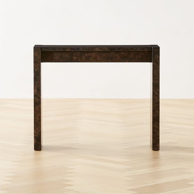 Burl Wood Side Table