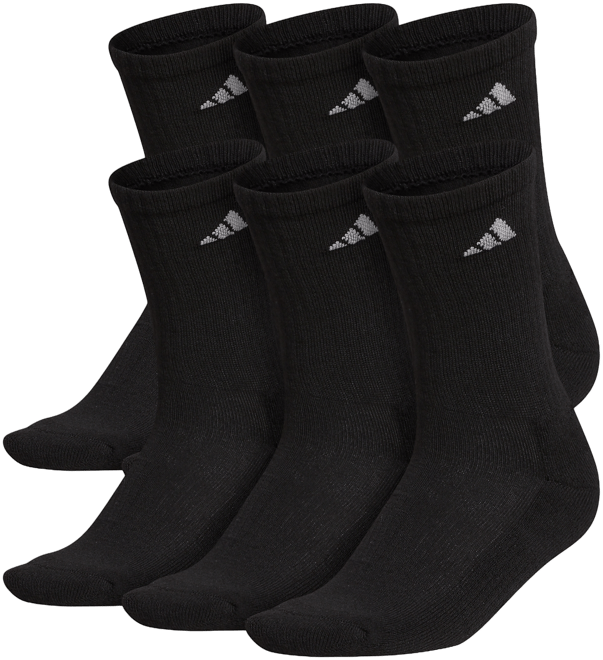 Women's 6-Pk. Athletic Cushioned Crew Socks