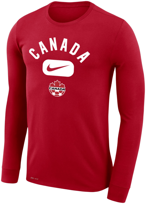 Canada Legend Playera de manga larga Nike Dri-FIT para hombre