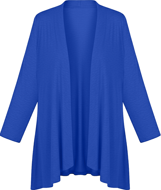 Women's Solid 3/4 Sleeve Cardigan