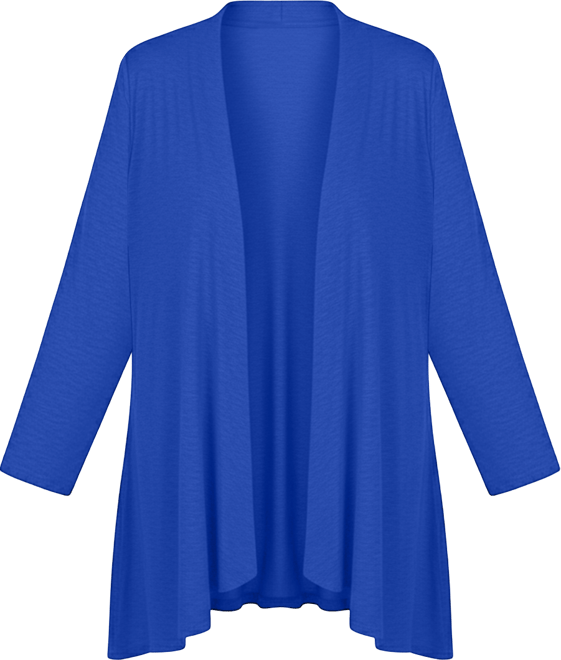Women's Solid 3/4 Sleeve Cardigan