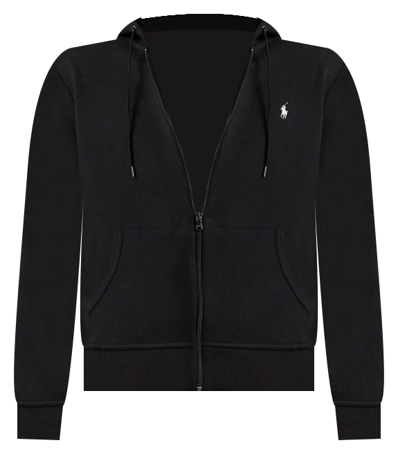 Shop Polo Ralph Lauren Double Knit Tech Hoodie 710888282001-BLK
