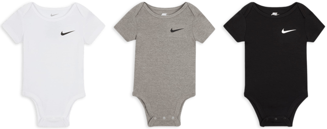 Nike Baby (0-9M) Mini Me Bodysuits (3-Pack)