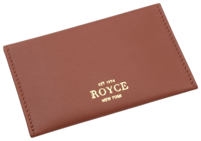 ROYCE New York Leather Envelope Card Case | Bloomingdale's