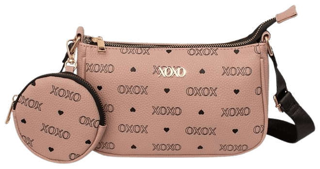 Xoxo Urban Heart Crossbody Bag, Brown