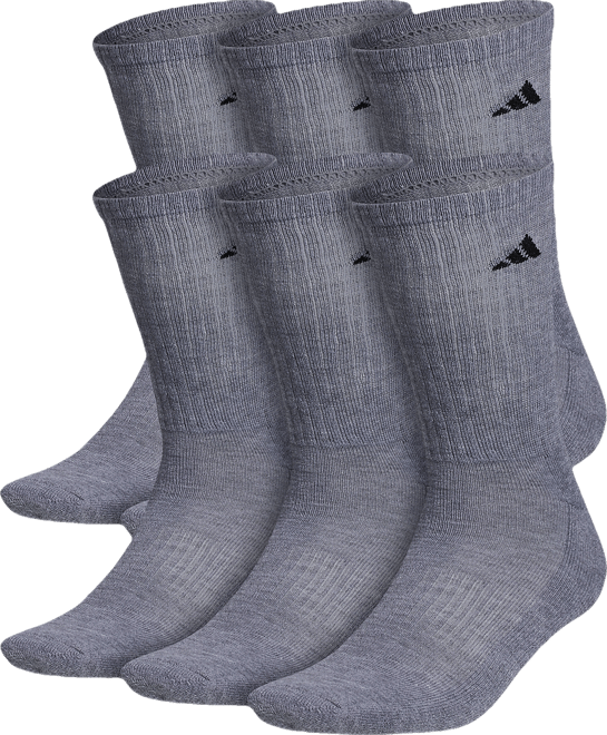 Men's Cushioned Athletic 6-Pack Crew Socks