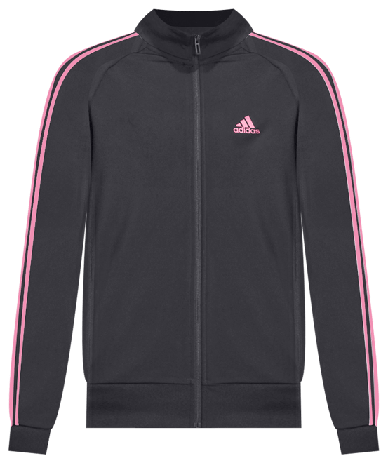 adidas Women's 3-Stripe Tricot Track Jacket, XS-4X - Macy's