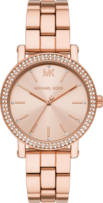 Michael Kors Women's Corey Three-Hand Gold-Tone Alloy Watch 38mm